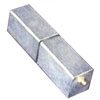 Show product details for 1560Z Pach & Co Square Barrel Hinge with 8"X2"X3/4" Pin (Zinc Plated) 2pk