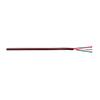 Show product details for 183THL1N Remee 18 AWG 3 Conductors Unshielded Solid Bare Copper CL2 Non-Plenum Thermostat Control Cable - 500' Reel - Brown