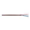 Show product details for 184THPT1N Remee 18 AWG 4 Conductors Unshielded Solid Bare Copper CL2 Plenum Thermostat Control Cable - 250' Reel - Brown
