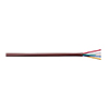 185THPT1N Remee 18 AWG 5 Conductors Unshielded Solid Bare Copper CL2 Plenum Thermostat Control Cable - 250' Reel - Brown