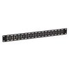 Show product details for 1903-1-001-01 Kendall Howard 1U Flat Cable Lacing Panel