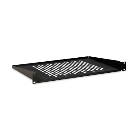 1906-1-201-01 Kendall Howard 1U 12 inch Vented Component Shelf