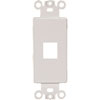 Show product details for 20-5143 1 Keystone Insert Decor Plate - Ivory