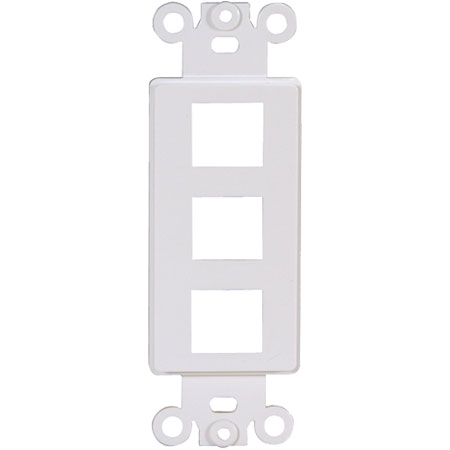 20-5163 3 Keystone Insert Decor Plate - Ivory