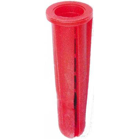 20 L.H. Dottie #4-6-8 Tapered Anchors with Collar - Red - Pack of 100