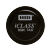 Show product details for 2060HKSMN-100 HID 206 iCLASS Tag 2k Bits (256 Bytes) with 2 Application Areas Black with HID Standard Artwork Front Adhesive Backing Sequential Matching Internal/External Inkjetted Numbers No Slot Punch - 100 Pack