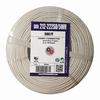 Show product details for 212-222SO/5WH Vertical Cable 22 AWG 2 Conductors Unshielded Solid Bare Copper CM/CL2 Non-Plenum Alarm Security Cable - 500' Coil Pack - White