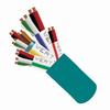 Show product details for 214-2325/GR Vertical Cable 22AWG/3 Pair Shielded Aluminum Foil Stranded Bare Copper with 18AWG/4, 22AWG/4, 22AWG/2 Unshielded Stranded Bare Copper CMR/CL2R Non-Plenum Access Control Cable - 500' Spool - Green
