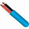 Show product details for 216-142/P/BL Vertical Cable 14 AWG 2 Conductors Unshielded Solid Bare Copper Plenum Alarm Cable - 1000' Spool - Blue