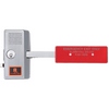 Show product details for 250X28WP Alarm Lock Weather-Resistant Alarmed Panic Lock - Paddle - Clear Anodized Aluminum Finish