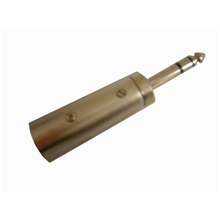 280063X Vanco Adapter 3 Pin XLR M/1/4 Stereo Plug