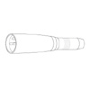 Show product details for 280073 Vanco Adapter 3 Pin XLR Male to 1/4" Mono Jack
