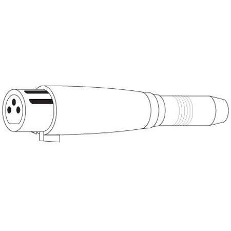 280074X Vanco Adapter 3 Pin XLR Female To 1/4 Mono Jack
