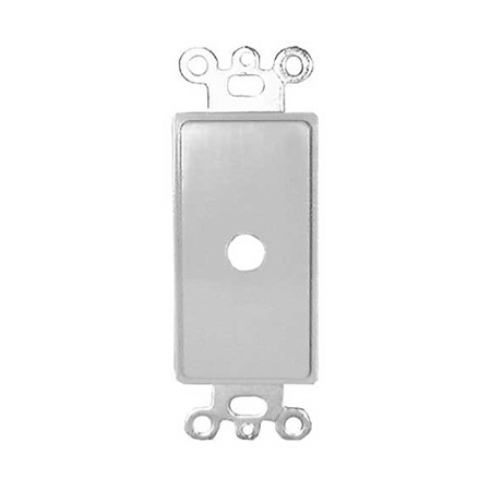 280301X Vanco Wall Plate Decor Inserts 1 Port White