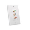 28106RGBWX Vanco Wall Plate RBG Decor White