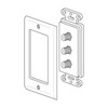 Show product details for 28111I Vanco Wall Plate Triple Gold F Decor Ivory