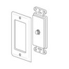 Show product details for 28117W Vanco Wall Plate 1/4" Stereo Jack Decor White