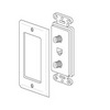 28144W Vanco Wall Plate Dual F + Phone Decor White