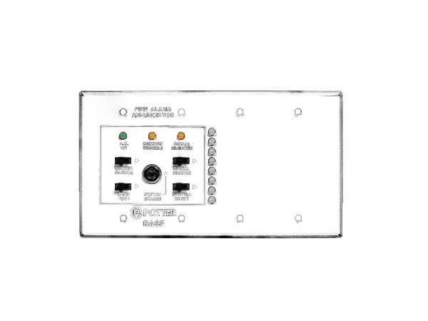 3002275 Potter RA8FW White 8 Zone Annunciator