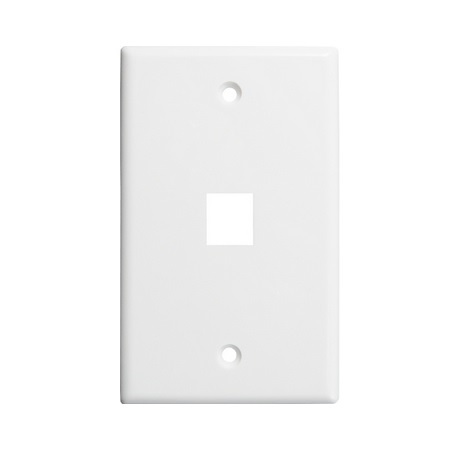 Vertical Cable 1 Port Wall Plates