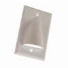 307-503F/1G/WH Vertical Cable 307 Series Feedthrough Wall Plate, Single Gang - White
