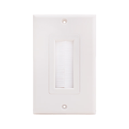 Vertical Cable Feedthrough Wall Plates