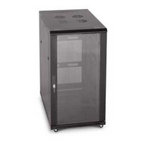 3100-3-001-22 Kendall Howard 22U Standard 19 inch Vented Rear Door Glass Front Door