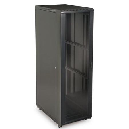 3101-3-001-42 Kendall Howard 42U LINIER Server Cabinet Glass/Solid Doors 36" Depth