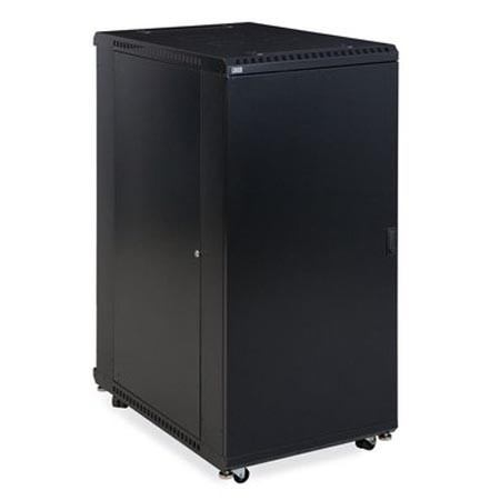 3104-3-001-27 Kendall Howard 27U LINIER Server Cabinet Solid/Convex Doors 36" Depth