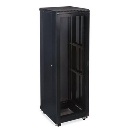 3107-3-024-42 Kendall Howard 42U LINIER Server Cabinet Vented/Vented Doors 24" Depth