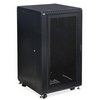 Show product details for 3110-3-024-22 Kendall Howard 22U LINIER Server Cabinet Convex/Vented Doors 24" Depth