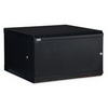 Show product details for 3141-3-001-06 Kendall Howard 6U Linier Solid Door Fixed Wall Mount Cabinet - Black Finish - 23.5"W x 13.63"H x 22.86"D