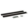 Show product details for 3150-3-002-15 Kendall Howard 15U Linier Wall Mount Vertical 10-32 Tapped Rail Kit  - Black Powder Coat Finish - .912"W x 26.25"H x 2"D