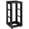 Show product details for 3170-3-024-27 Kendall Howard 27U Linier Server Cabinet No Doors/No Side Panels 24" Usable Depth - Black Finish - 24"W x 54.2"H x 27"D