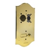 Show product details for 3206/2/RI Comelit Entrance Panel with Audio/Video Intercom + 6 Button on 2 Rows - Roma/IKall Series