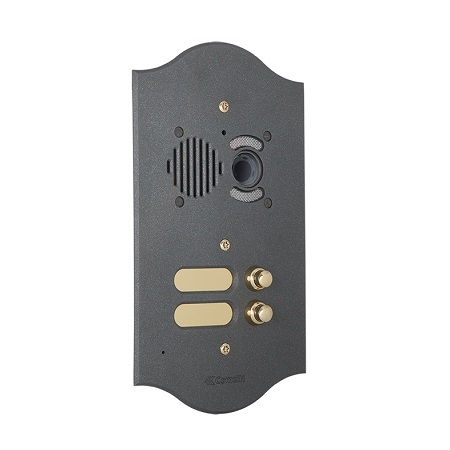 3202/RI/A Comelit Roma Audio/Video Entrance Panel 2 Push Button