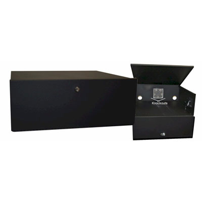 345DLB Pach & Co 21"X24"X13" DVD Lock Box with two large 4"X4" 120V Fan