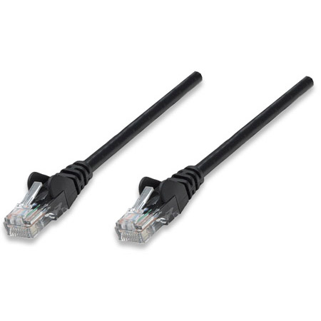 347310 Intellinet Cat5e UTP RJ-45 Male / RJ-45 Male 0.5 Feet - Black