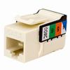Show product details for 350-V2501/AL Vertical Cable 350 Series CAT3 V-Max Keystone Jacks - Almond