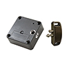 Show product details for 3590RA Doormakaba Rutherford Controls Battery Powered Cabinet Lock - Right-Angle Locking Pin