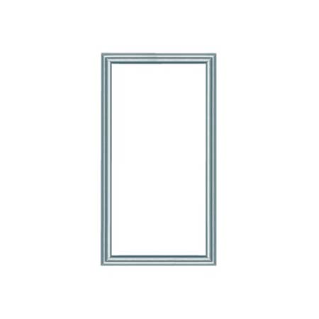 364594-14 Legrand On-Q 42" Legrand Custom Door, Brushed Aluminum Frame, Smoke Insert