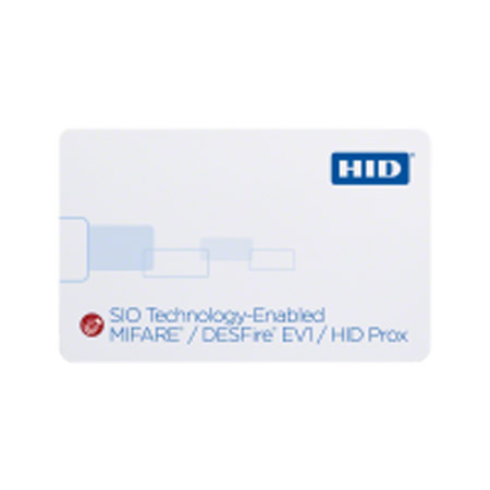 3960PMPGGMNNM-100 HID 396x iCLASS SE + Prox Card 2k Bits (256K Bytes) with 2 Application Areas Programmed iCLASS with SIO only not 2nd Technology MIFARE Classic 1K Bytes HID Prox Programmed 125 kHz Technology Plain White with Gloss Finish Front Plain White with Gloss Finish Back Sequential Matching Encoded/Printed Inkjetted iCLASS SE Card Numbering No Slot Punch No Printed 2nd 13.56 MHz Card Numbering Sequential Matching Encoded/Printed Inkjetted 125 kHz Card Numbering - 100 Pack