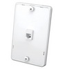 Show product details for 400003 Vanco Wall Plate Phone Jack Wall Mount 6C Steel