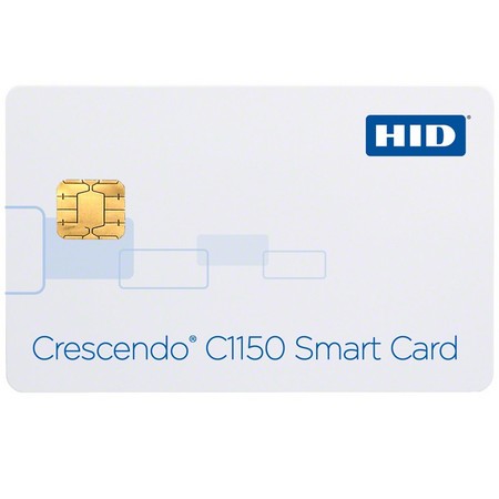 4011500S-100 HID 401150 Crescendo C1150 – for Microsoft CryptoAPI and PKCS#11 using ActivIdentity ActivClient None - Contact only card SIM Punched card (only use 