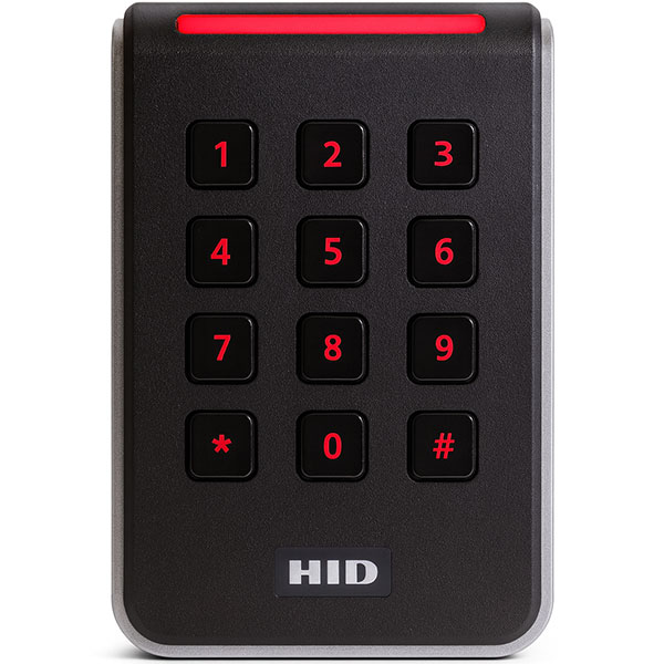 40TKS-00-000000 HID Signo 40T Multi-technology Mobile Ready Smartcard Keypad/Reader - Terminal Strip - Single Gang Mount