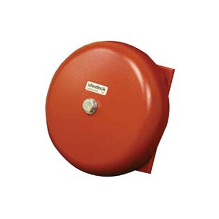 43T-G10-24-R Cooper Wheelock AC VIB BELL,INDOOR/OUTDOOR,24 VAC,10" SHELL,RD