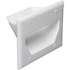 Show product details for 45-0003-WH 3-Gang Recessed Low Voltage Plate - White