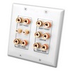 Show product details for 45-0060 Vanco 5.2 Home Theater Wall Plate Connection