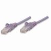 453424 Intellinet Cat5e UTP RJ-45 Male / RJ-45 Male - 0.5 Feet - Purple