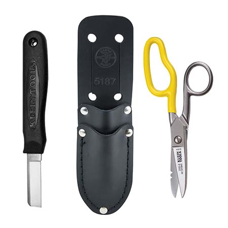 46039 Klein Tools Cable Splicer's Kit w/ 2100-8 Stainless Steel Scissors
